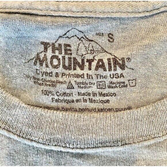 The Mountain Blue Marlin Swordfish Fishing Tie Dye T-Shirt Men’s Small USA - Picture 5 of 5